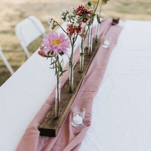 12 Dusty Rose Table Runners
